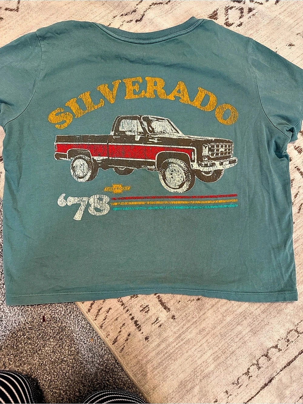 General Motors Silverado 78 Graphic Tee in Green